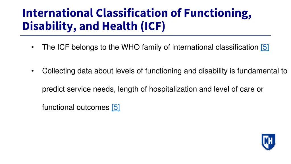 international classification of functioning