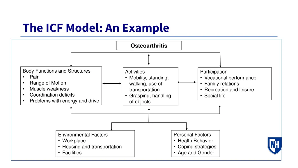 the icf model an example