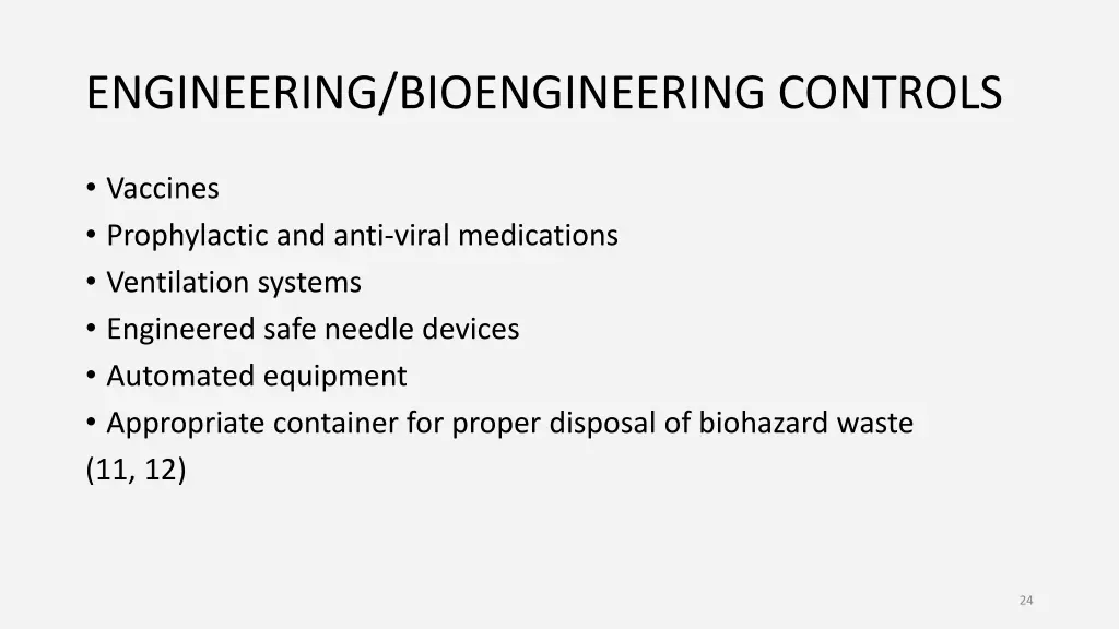 engineering bioengineering controls