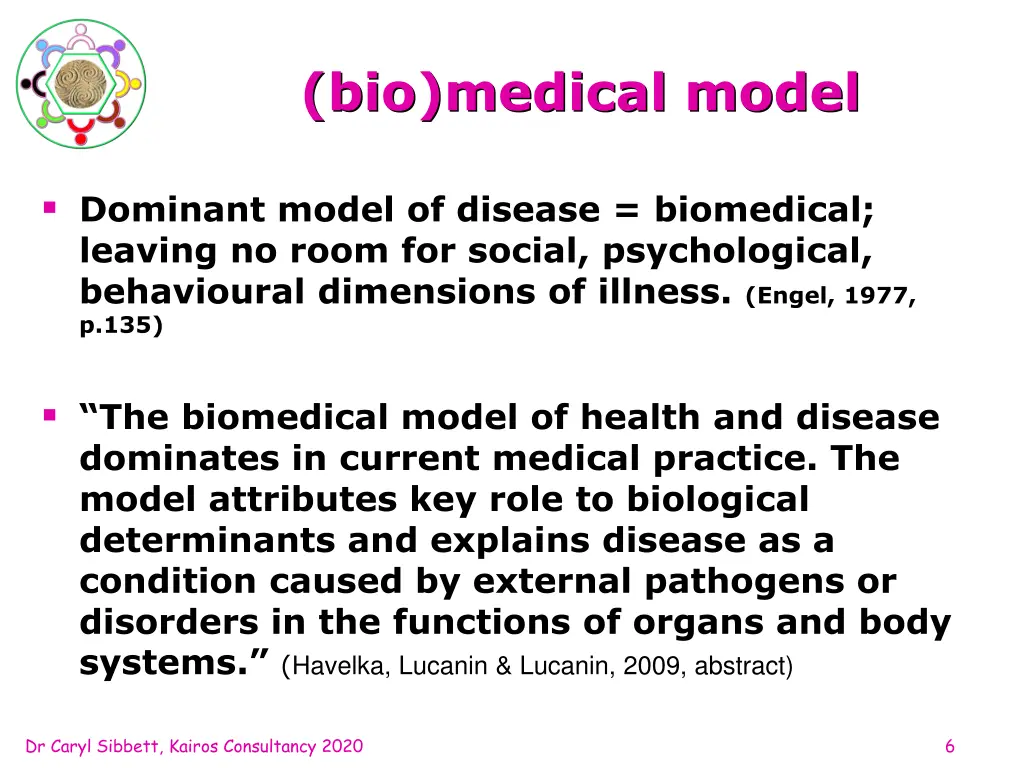 bio medical model