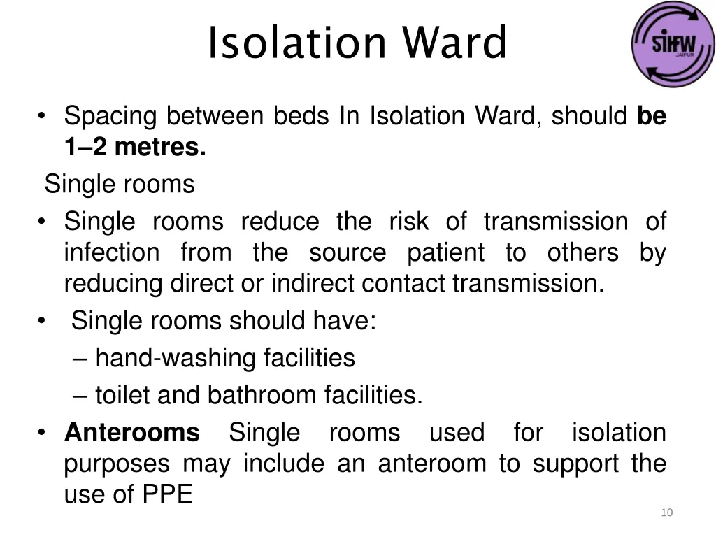 isolation ward 3