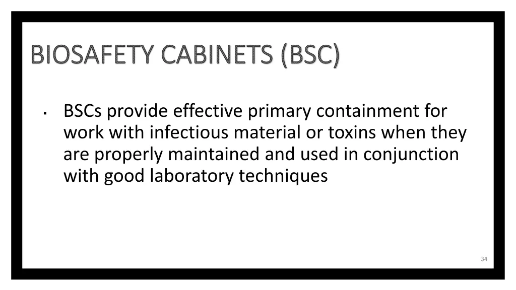 biosafety cabinets bsc