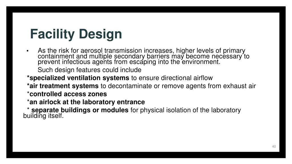 facility design 1