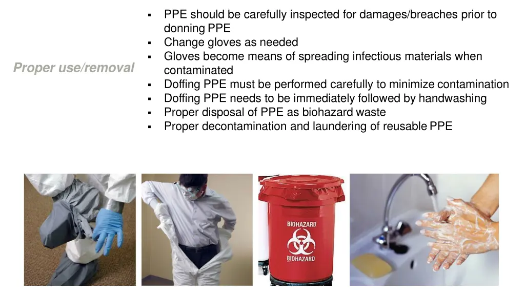 ppe should be carefully inspected for damages