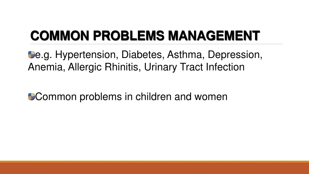 common problems management