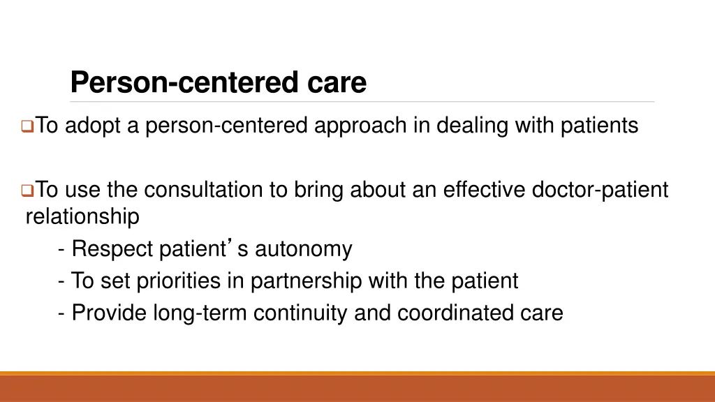 person centered care