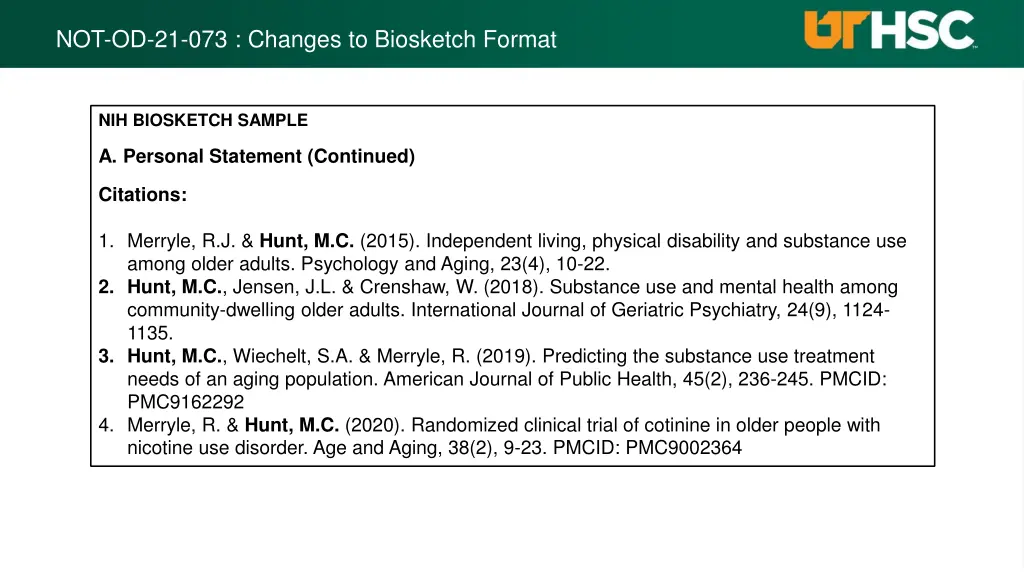 not od 21 073 changes to biosketch format 3