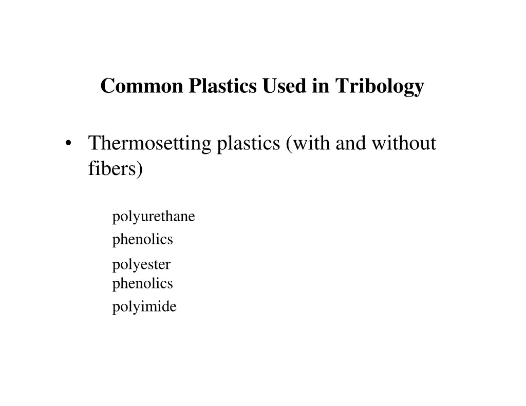 common plastics used in tribology 1