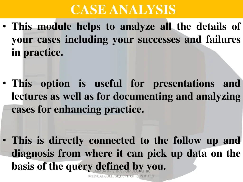 case analysis