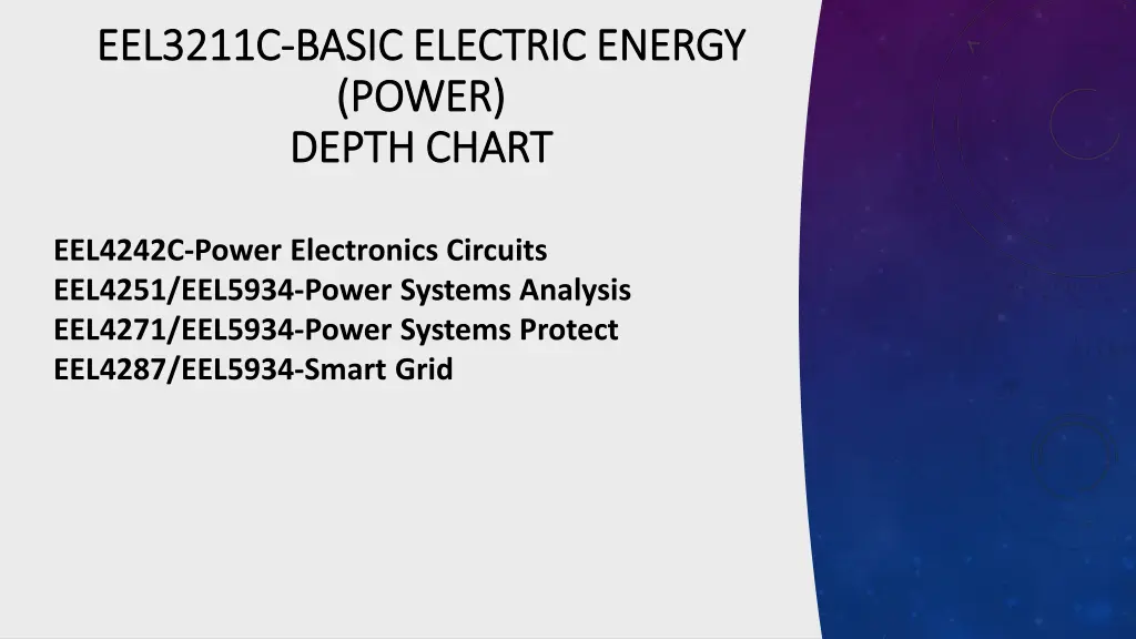 eel3211c eel3211c basic electric energy basic