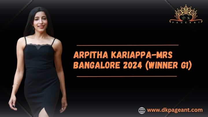 arpitha kariappa mrs bangalore 2024 winner g1