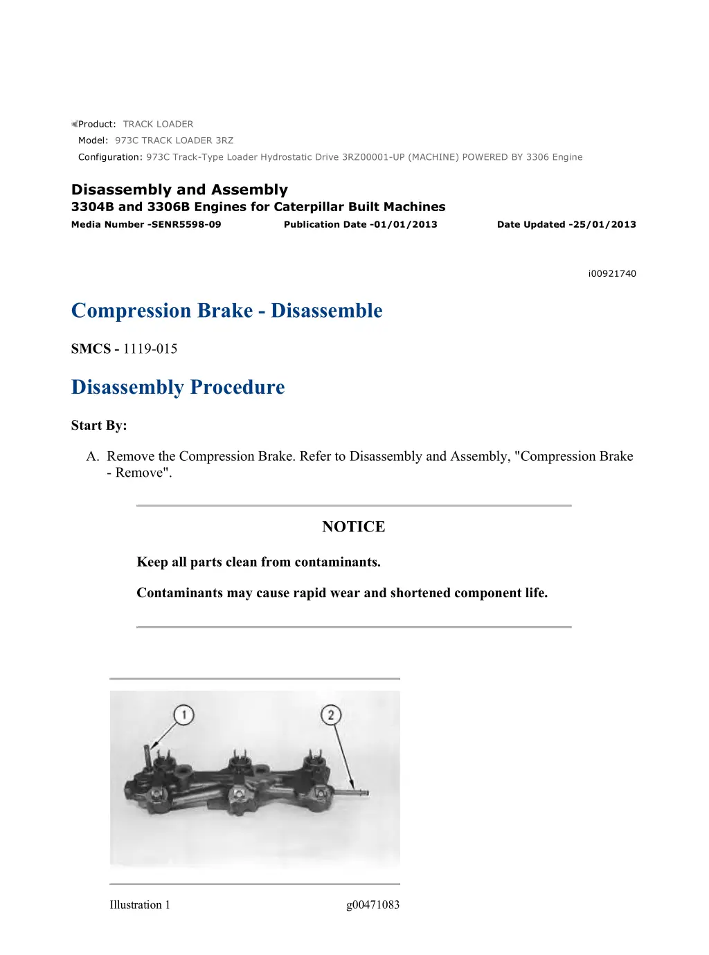 973c track type loader hydrostatic drive 3rz00001 7