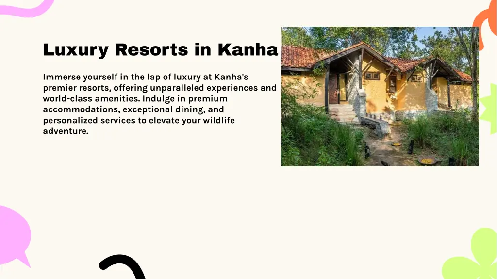 luxury resorts in kanha