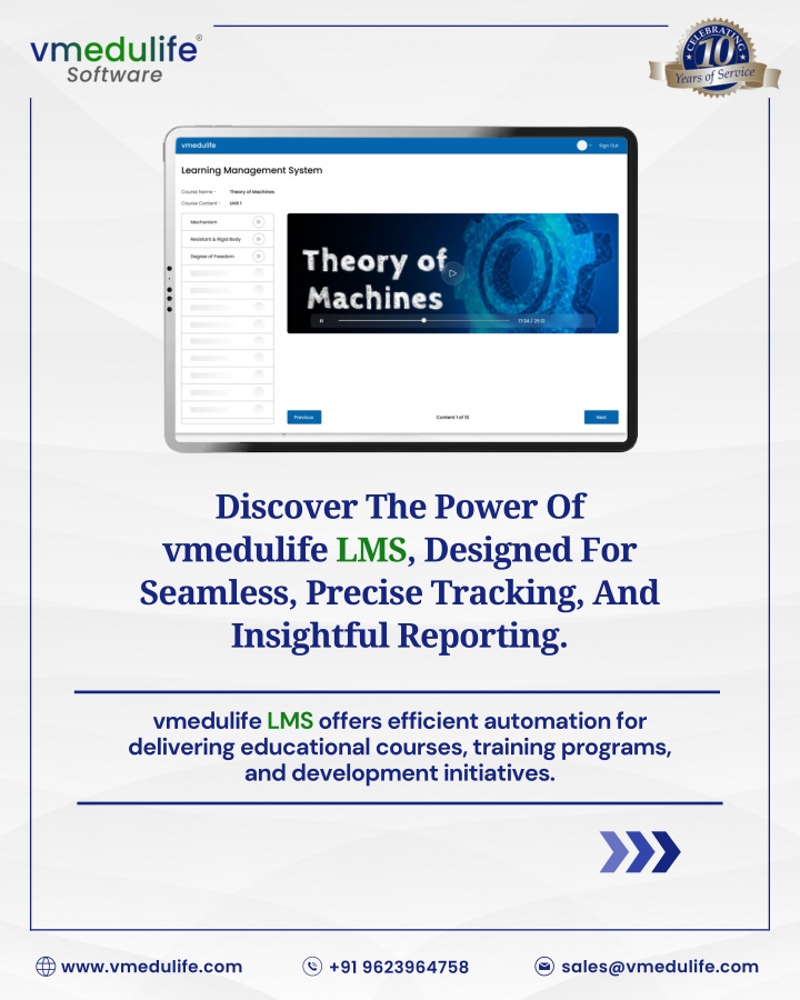 discover the power of vmedulife lms designed