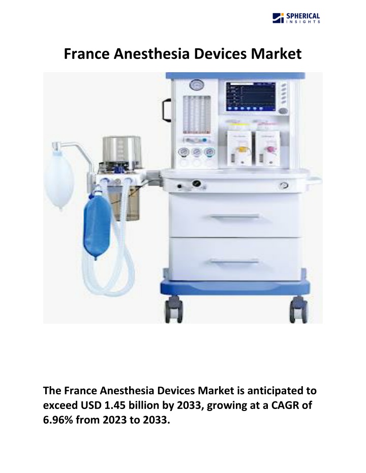 france anesthesia devices market