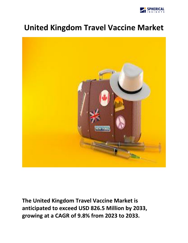 united kingdom travel vaccine market