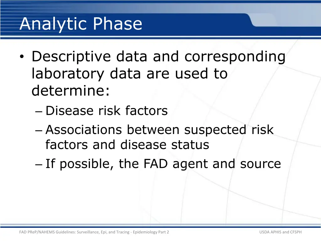 analytic phase