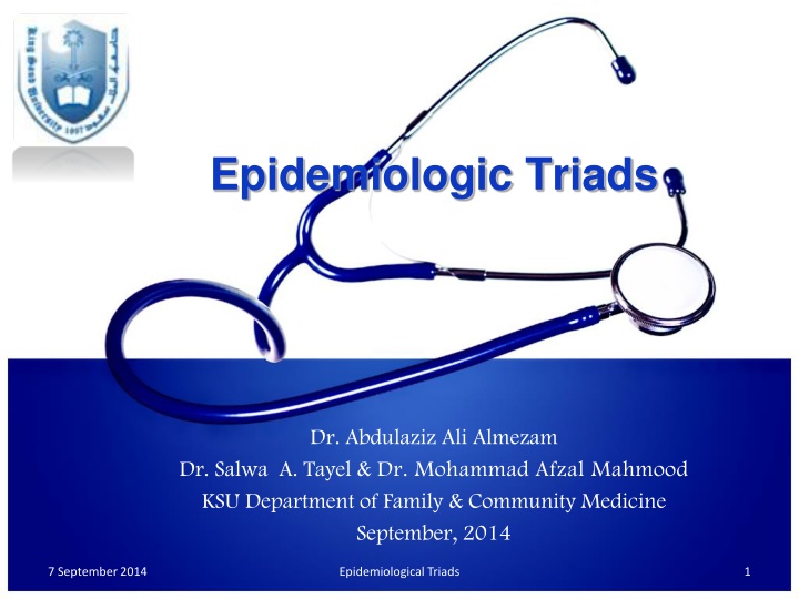 epidemiologic triads