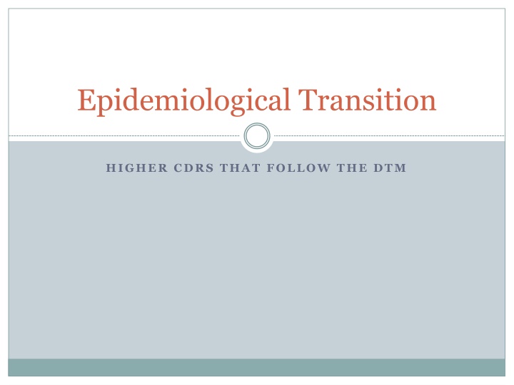 epidemiological transition