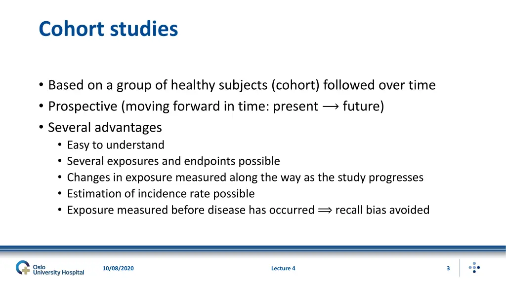 cohort studies