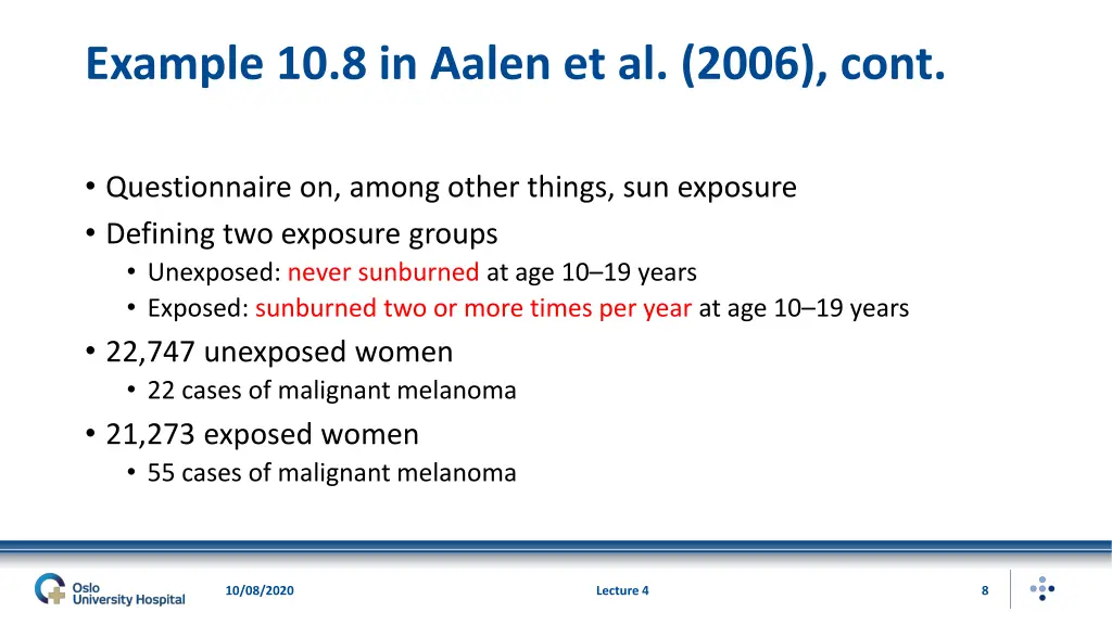 example 10 8 in aalen et al 2006 cont 1