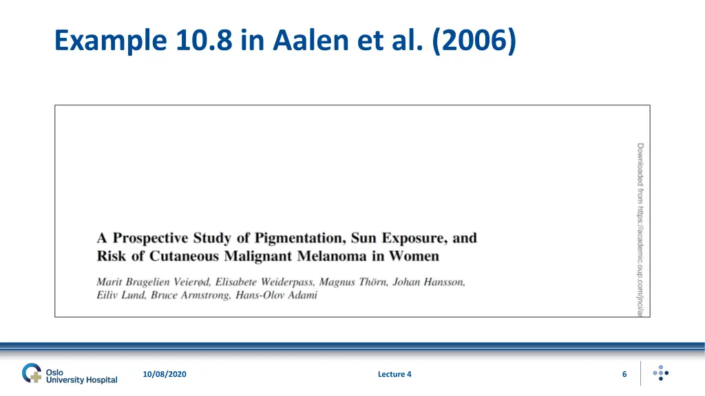 example 10 8 in aalen et al 2006