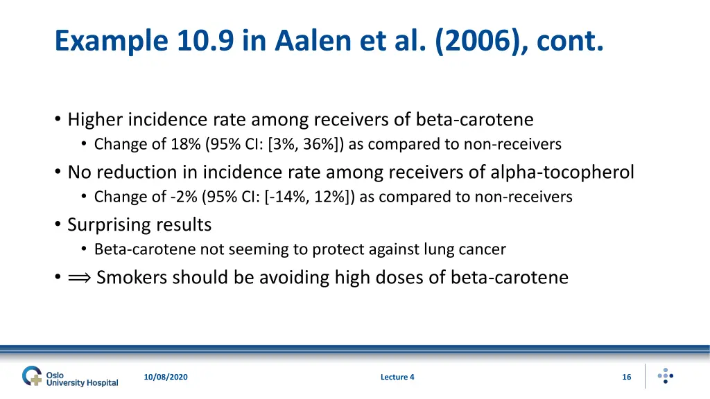 example 10 9 in aalen et al 2006 cont 2