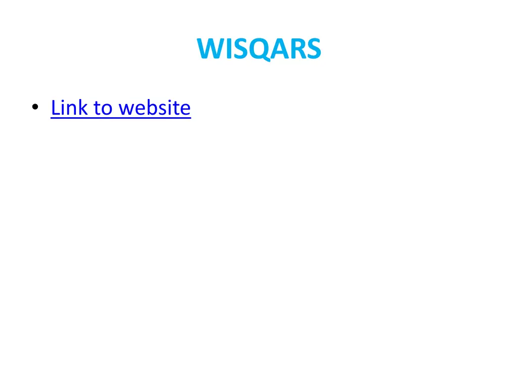 wisqars