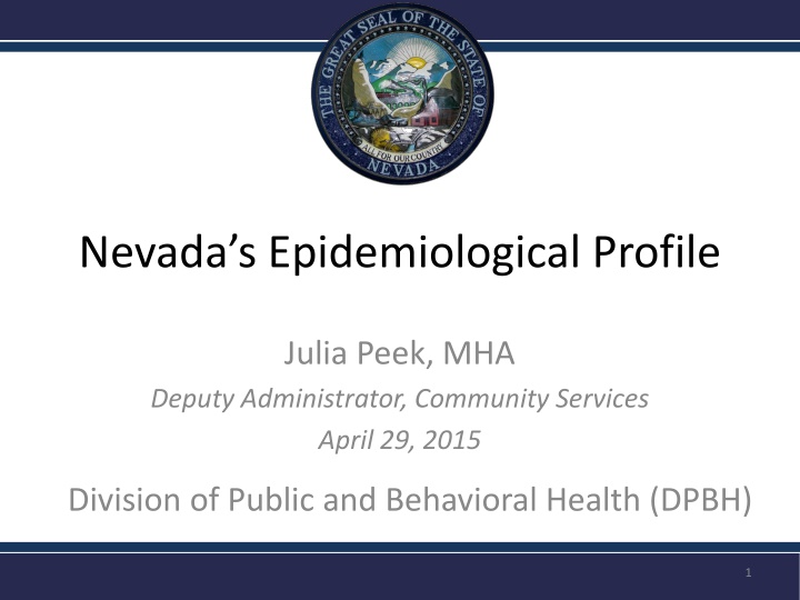 nevada s epidemiological profile