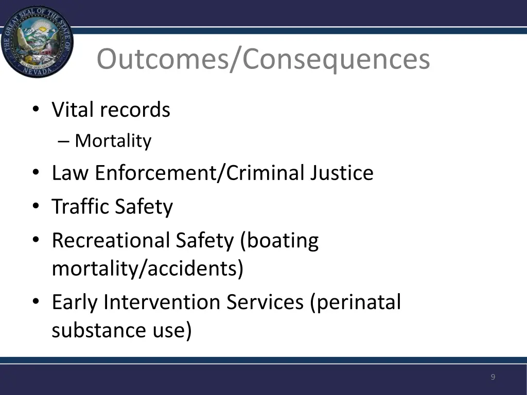 outcomes consequences