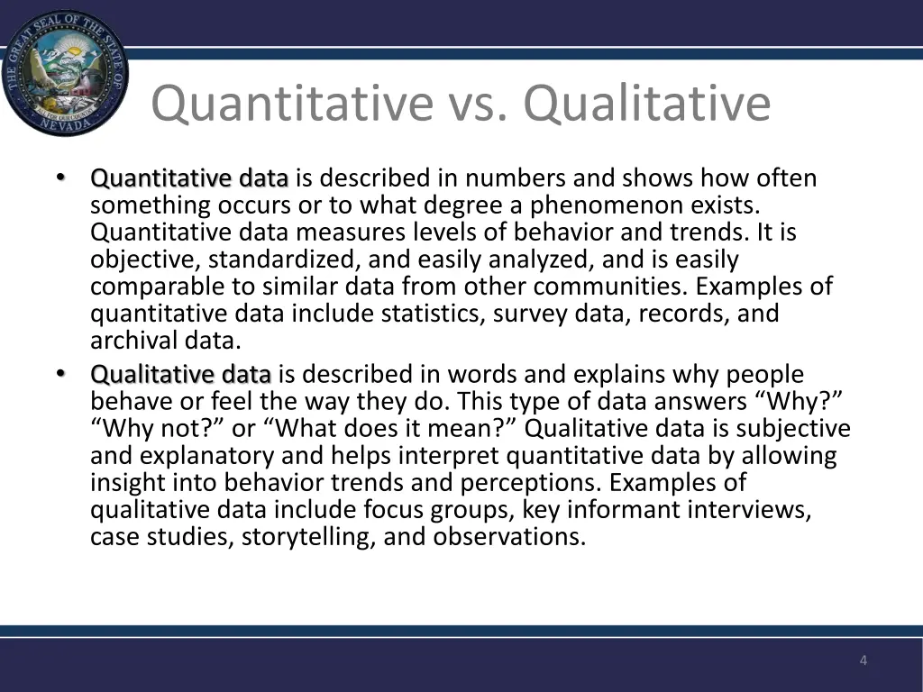 quantitative vs qualitative