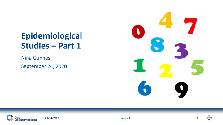 epidemiological studies part 1