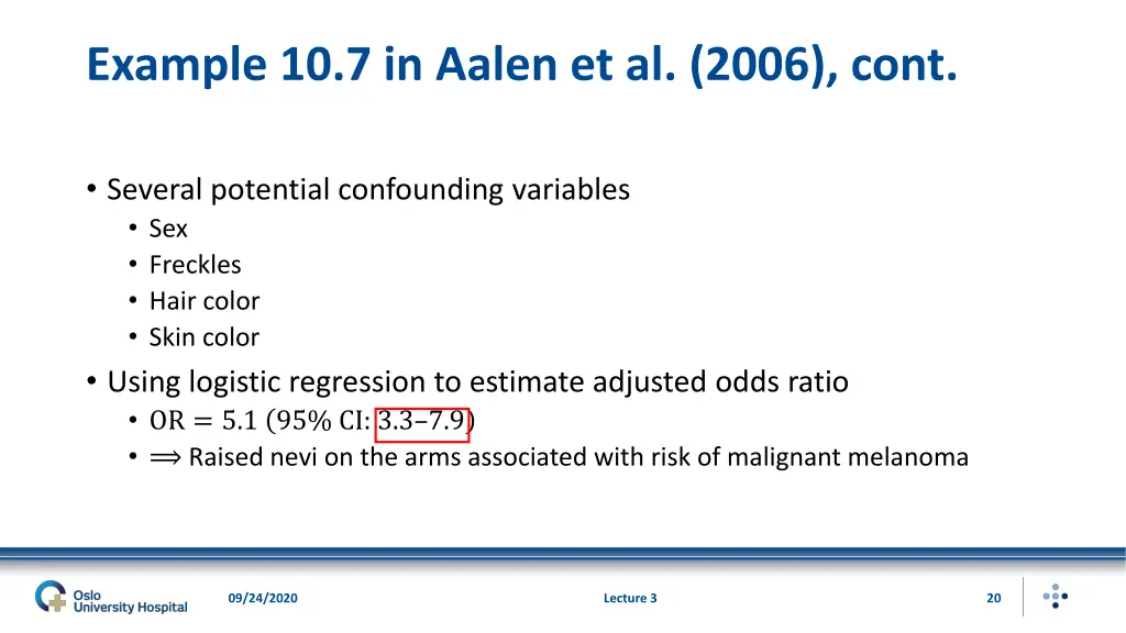 example 10 7 in aalen et al 2006 cont 3