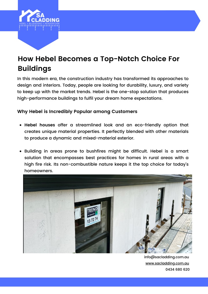 how hebel becomes a top notch choice for buildings