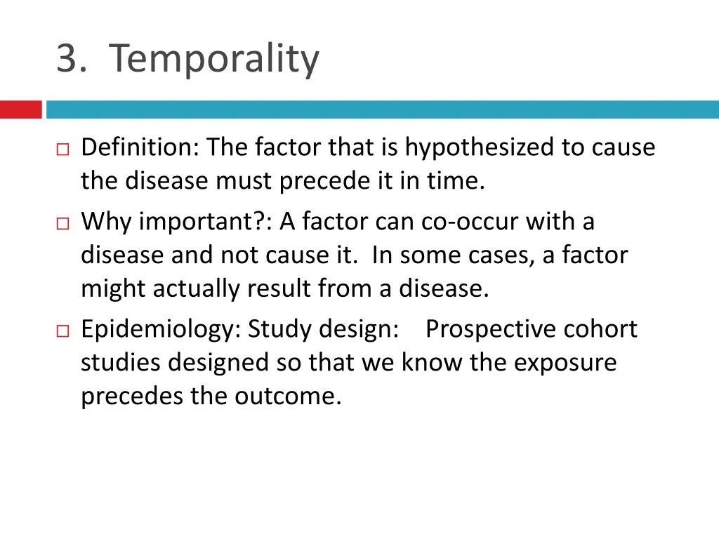 3 temporality