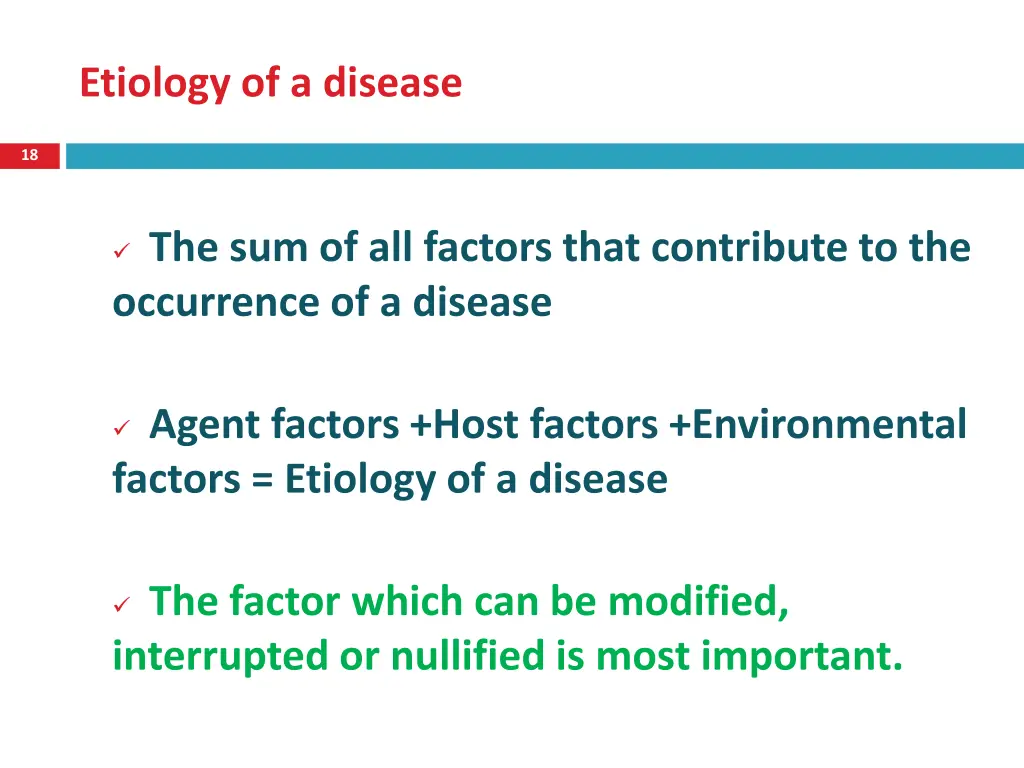 etiology of a disease