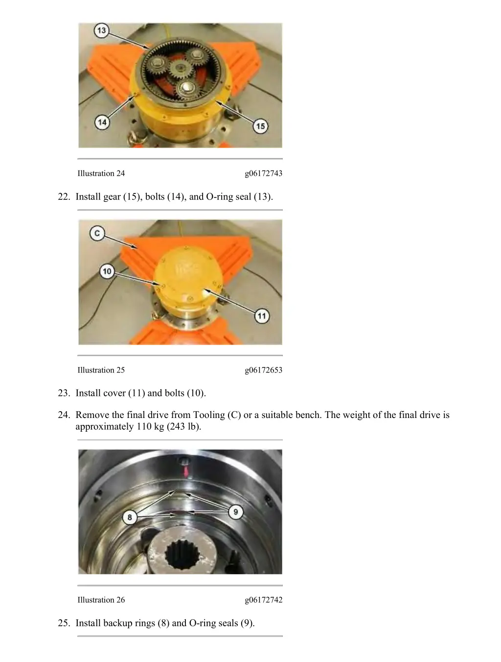 cb68b cb66b cb64b vibratory compactor 47700001 22