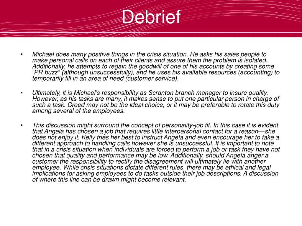 debrief 3