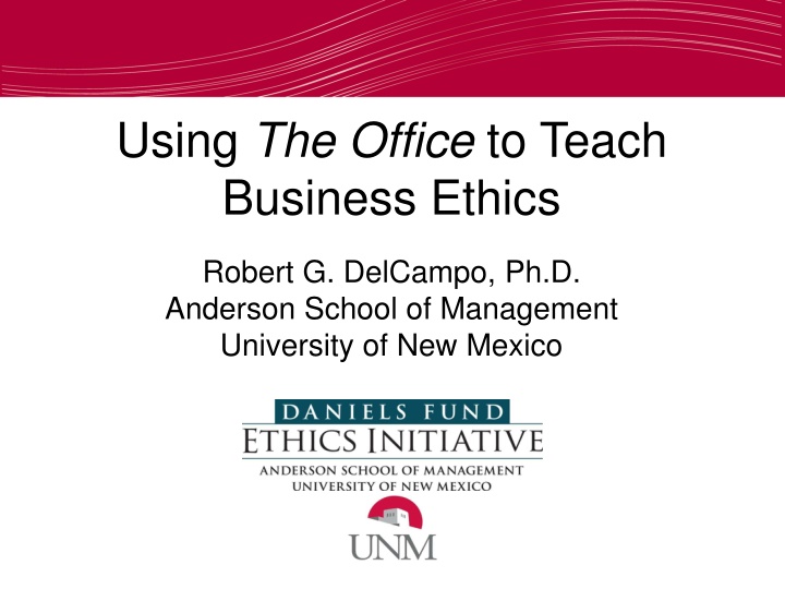 using the office to teach business ethics