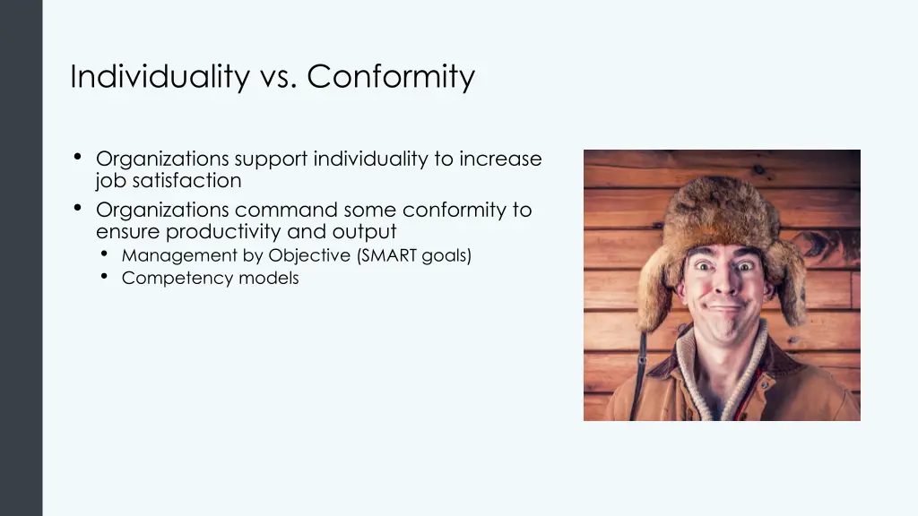 individuality vs conformity