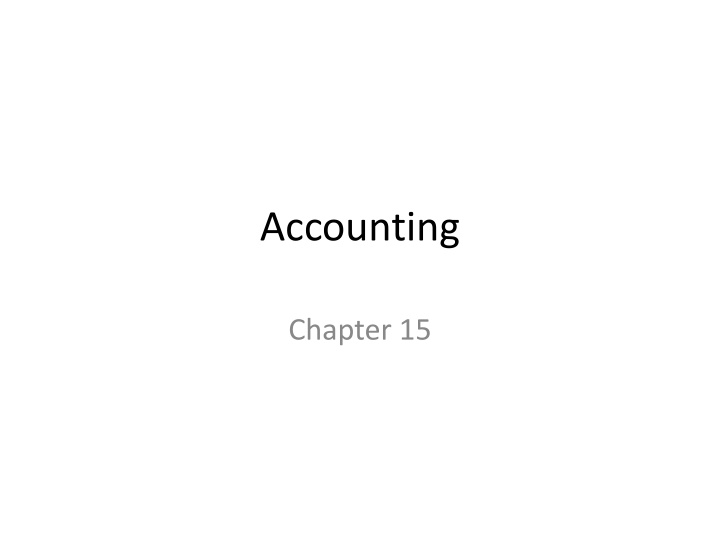 accounting