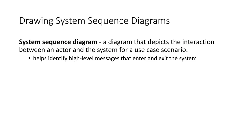 drawing system sequence diagrams