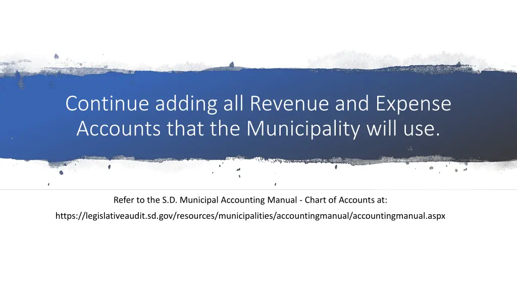 continue adding all revenue and expense accounts