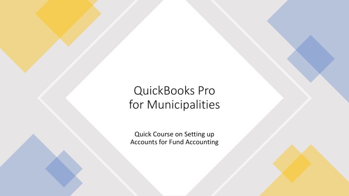 quickbooks pro for municipalities