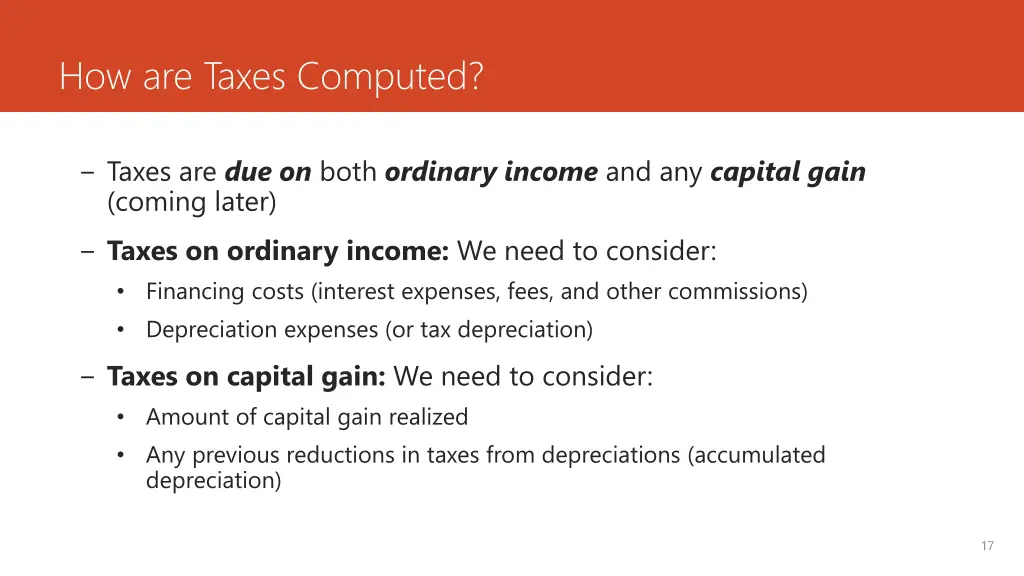 how are taxes computed