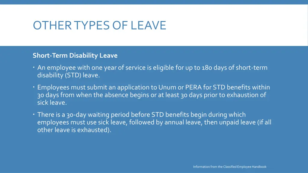 other types of leave 1