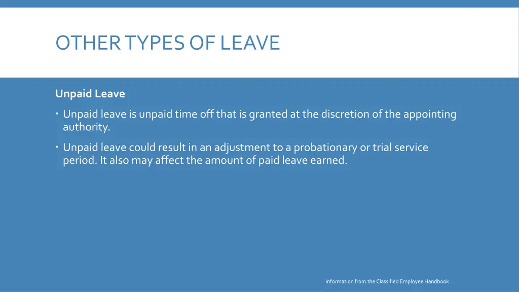 other types of leave 4