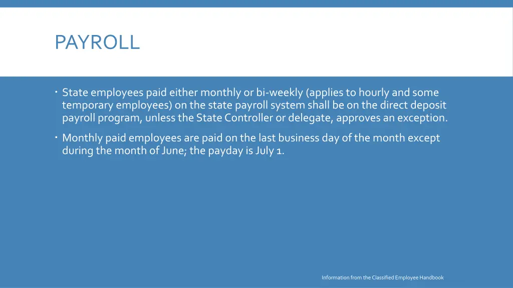 payroll