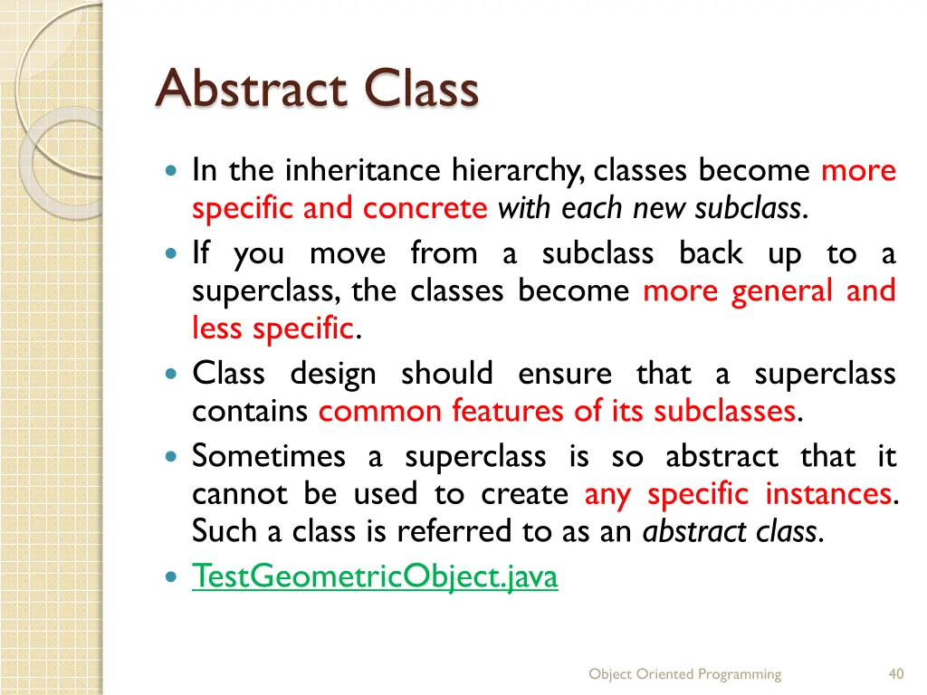 abstract class