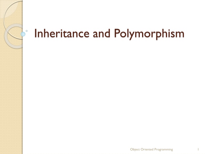 inheritance and polymorphism